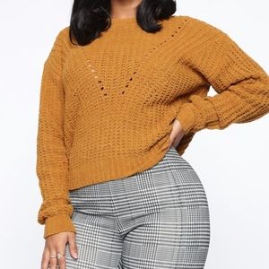 FASHION NOVA FUZZY SWEATER